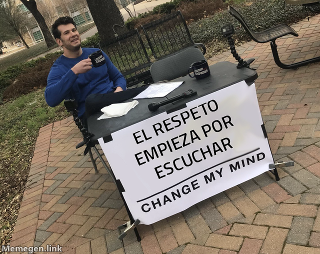 Cambien mi opinion